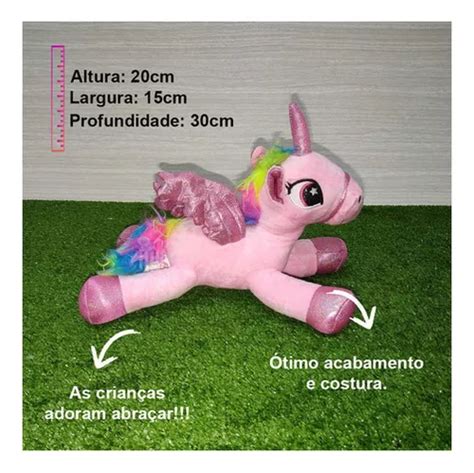 Peluche Unicornio Rosa Fc B Fizzy Toys Mercadolibre