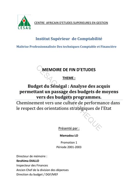 budget de trésorerie cours pdf