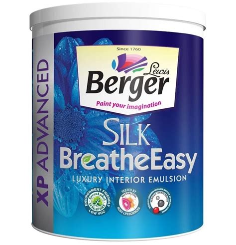 Berger Silk Breathe Easy Luxury Interior Emulsion Paint 10 Litre At Rs