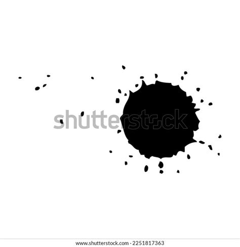 Blood Splatter Icon Illustrations Suitable Depicting Stock Vector ...