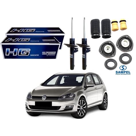 Kit Amortecedor Dianteiro Traseiro Nakata Volkswagen Golf 1 4 Tsi 2014