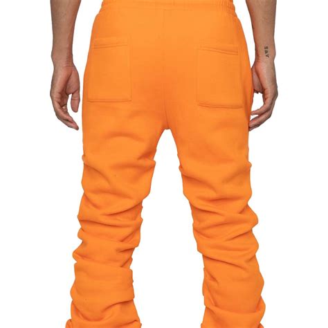 Eptm Men Stacked Sweatpants Orange