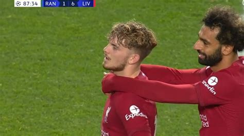 Gol De Harvey Elliott Goal Vs Rangers Rangers Vs Liverpool 1 7