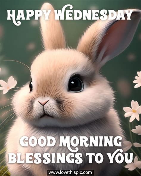 Baby Bunny Happy Wednesday Morning Blessing Pictures Photos And