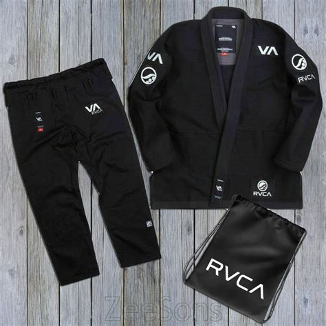 Bjj Gi Shoyoroll Rvca V2 Kimono Batch 60 Jiu Jitsu Uniform 450 Gsm With Bag Black Kimono Suit Etsy