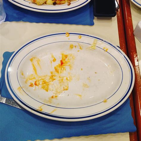 Empty Plate Of Food