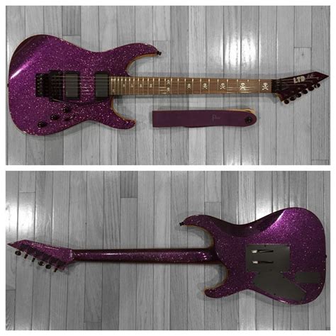 ESP LTD KH 602 Kirk Hammett Signature Electric Guitar In Purple Sparkle