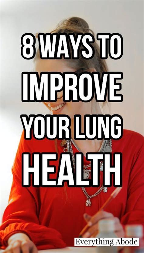 8 Lifestyle Habits Thatll Drastically Improve Your Overall Lung Health In 2021 Lungs Health