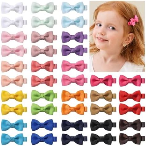 Amazon C Llot Baby Hair Clips Pcs Tiny Baby Girls Hair Bows