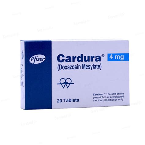 Cardura Doxazosin Mesylate 4 Mg Tablets At Best Price In Ottawa