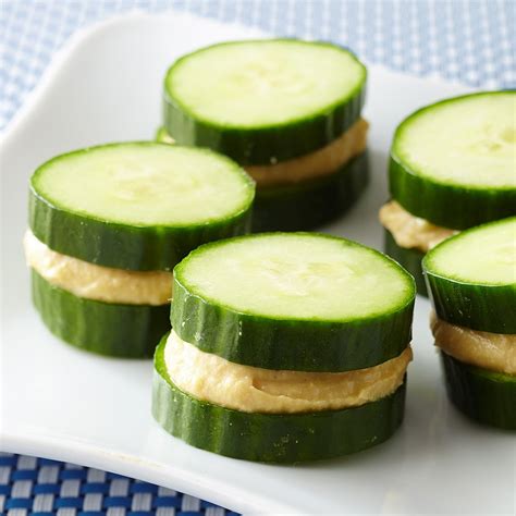 Cucumber Hummus Sandwiches Recipe Eatingwell