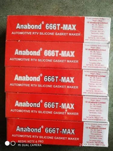 Clear Anabond 666 T MAX Rtv Silicone Sealant 100gms At 153 In Ahmedabad