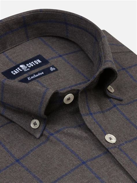 Tartan Shirts Café Coton