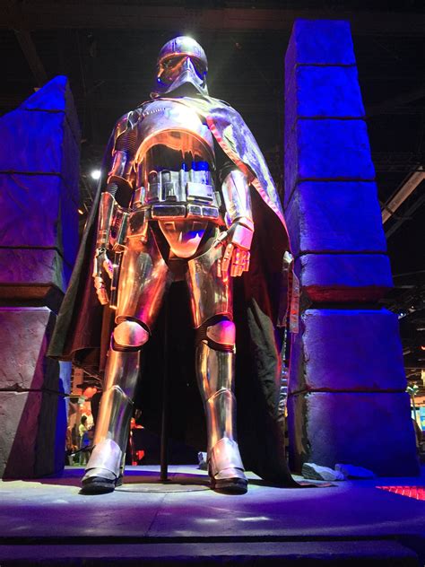 Star Wars 7 See Captain Phasma S Costume In Shiny Detail Collider