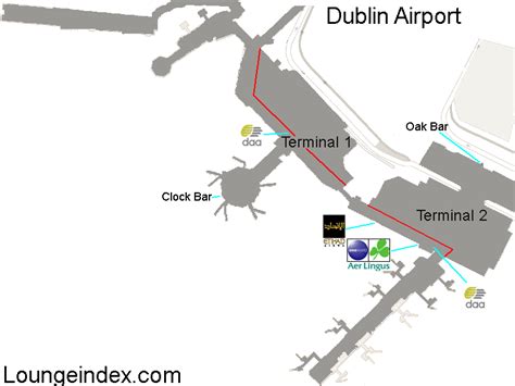 Dublin Airport Terminal 2 Map | Tourist Map Of English