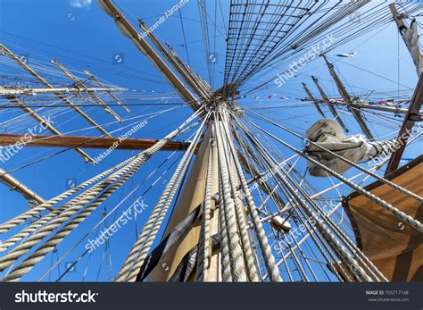 Mast Sailing Ship Deck Stock Photo 705717148 Shutterstock