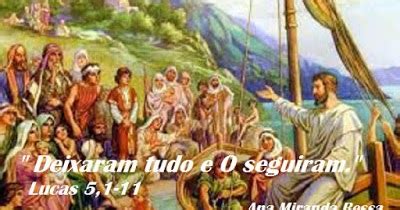 PALAVRA DE DEUS VOCAÇÃO DOS PRIMEIROS DISCÍPULOS PESCA MILAGROSA