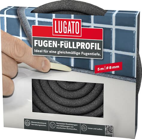 Lugato Fugen F Llprofil Pe Rundprofil Fuge Innen Au En Mm M