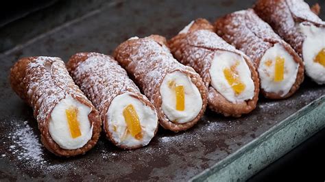 Cannoli Sicilianos Con Delicioso Relleno De Naranja Youtube