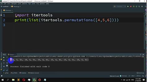 How To Generate All Permutations Of A List In Python Youtube