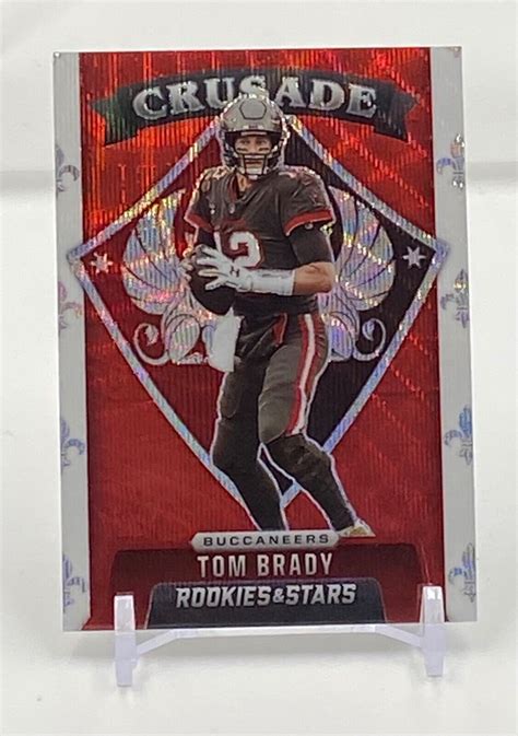 2021 Panini Rookies Stars Crusade Red Wave Prizm Tom Brady CR 2 EBay