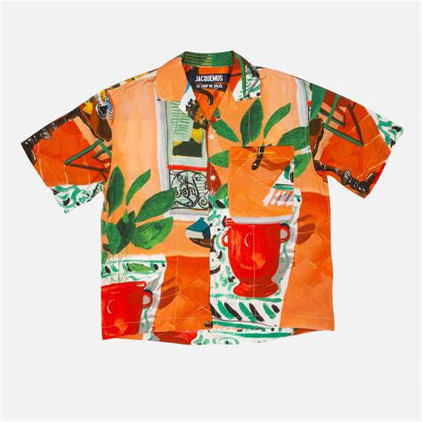 Jacquemus La Chemise Henri Beach Shirts Paint Shirts Activewear