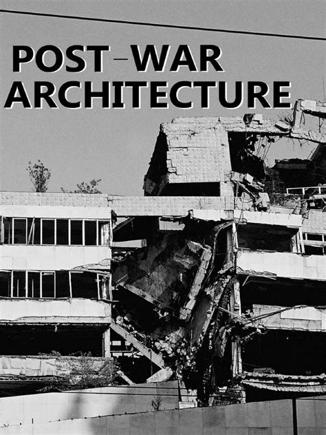 Addressing Post War Architecture Pdf Socialist Federal Republic Of Yugoslavia Unrest