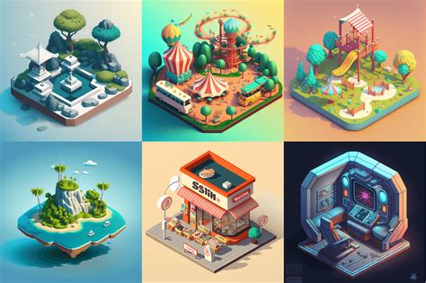 Midjourney Isometric Game Art Prompts Guide