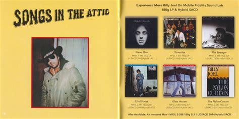 Billy Joel Songs In The Attic Sacd Dsd Bit Mhz