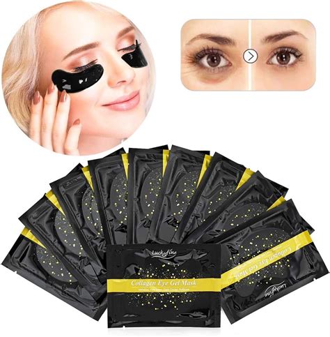 20 Patch Yeux Collagène Luckyfine Soins des Yeux Hydratant Apaisant