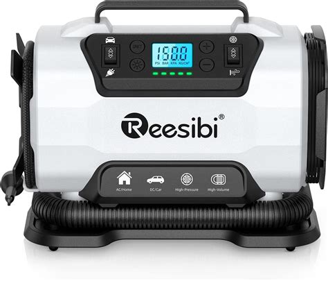 Reesibi Mains Tyre Inflator V Car Tyre Pump Air Compressor V Ac