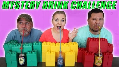 Mystery Drink Challenge Guess The Weird Drink Challenge Youtube