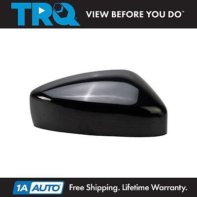 TRQ Exterior Mirror Cap Cover Black RH Right Passenger Side For Mazda