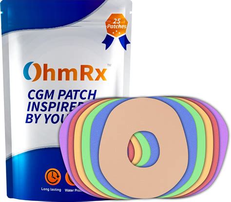 Amazon OhmRx Dexcom G7 Adhesive Patches Waterproof Pre Cut Pack