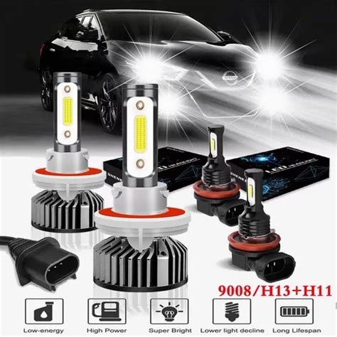 Para Nissan Sentra Kit De Focos Led Cuotas