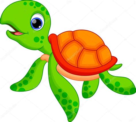 Tortuga De Dibujos Animados Stock Vector By Irwanjos