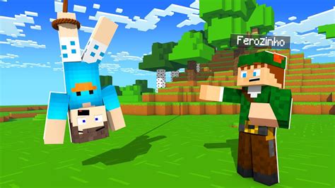 Fingi Ser O Robin Hood Gamer Para Trolar O Beto Gamer No Minecraft