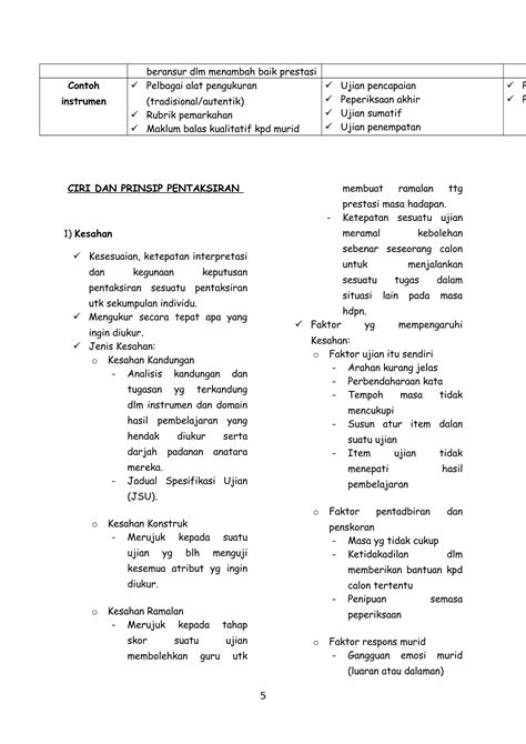 Nota Padat Edup Pentaksiran Dalam Pendidikan Pdf