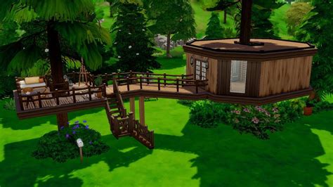 How To Build A Treehouse In The Sims 4 Easy Sims 4 Build Tutorial Learn