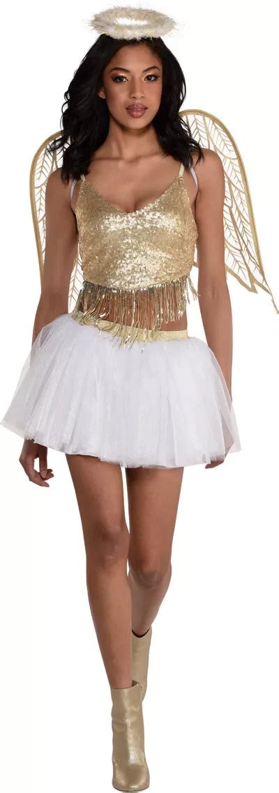 Adult Gilded Angel Costume | Party City