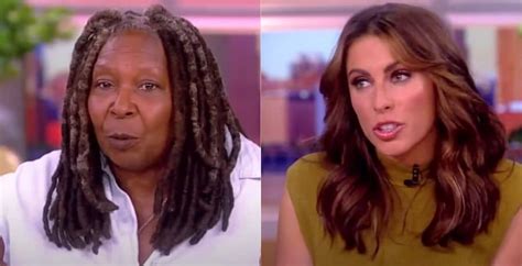 The View Whoopi Goldberg Blatantly Accuses Alyssa Farah Griffin