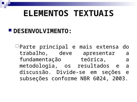 PPT MONOGRAFIA ORIENTAÇÕES BÁSICAS NORMAS QUE DEVEM SER OBSEVADAS