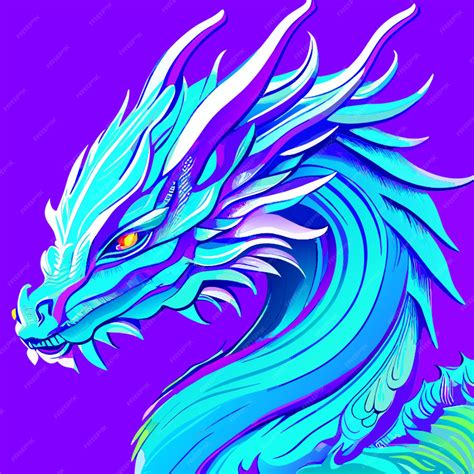 Premium Vector Show Full Body Chinese Dragon Front Facing Hyper