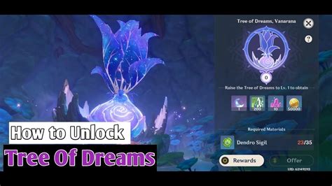 How To Unlock Tree Of Dreams Sumeru Genshin Impact Youtube