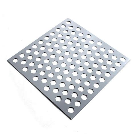 China Customized Honeycomb Punching Sieve Hexagonal Perforated Metal