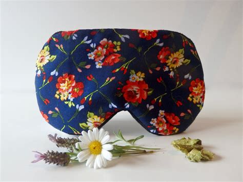 Blackout Sleep Mask. Aromatherapy Eye Pillow. Floral by naturest