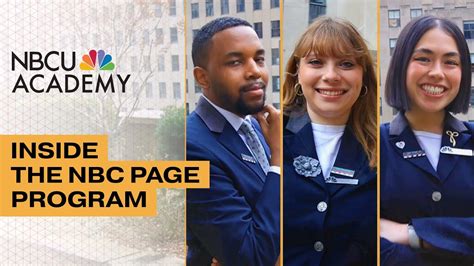 Inside The NBC Page Program NBCU Academy YouTube