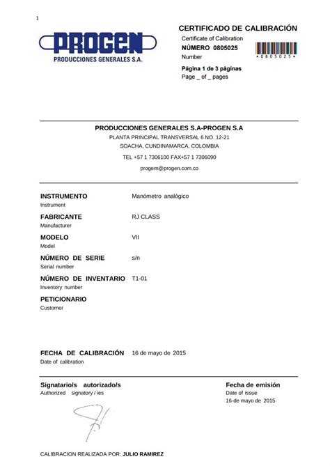 Pdf Certificado De Calibracion Dokumen Tips