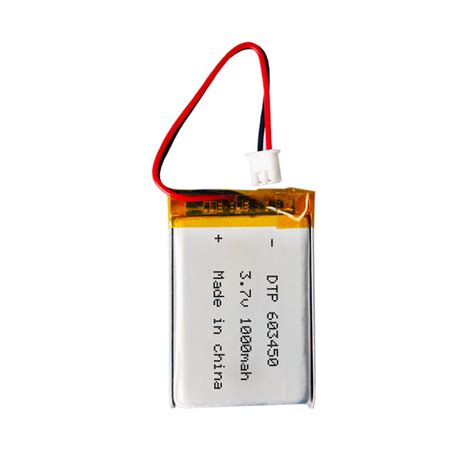 Factory Wholesale Rechargeable Battery 3 7V 1000mAh 603450 Lithium