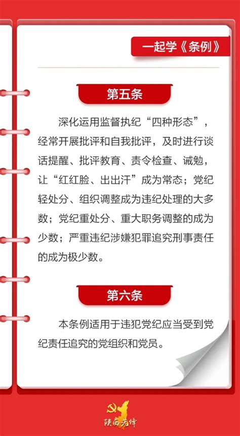 《中国共产党纪律处分条例》第一编第一章：总体要求和适用范围 陕西分布式能源股份有限公司